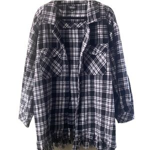 Thrill jeans plaid jacket size 2X plus size